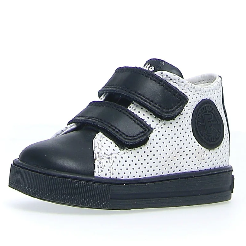 Falcotto Boy's and Girl's Michael Fashion Sneakers - Black/White