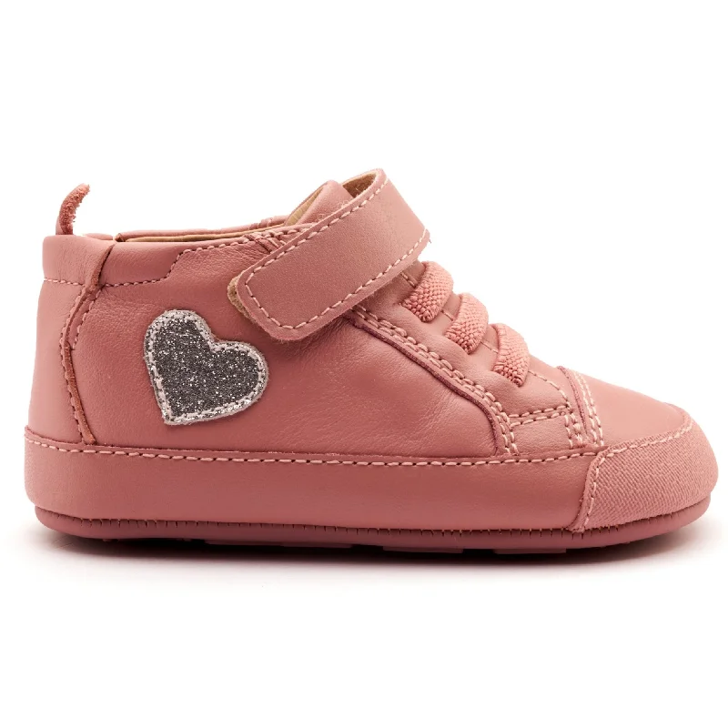 Old Soles Girl's Heartie Casual Shoes - Kiss / Glam Argent