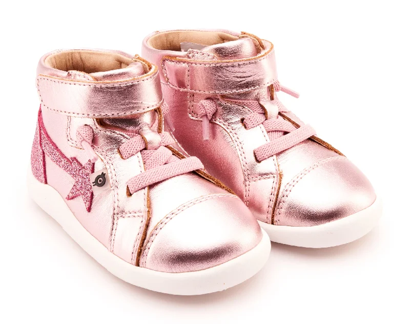 Old Soles Girl's 8038 Parade Casual Shoes - Pink Frost / Glam Pink