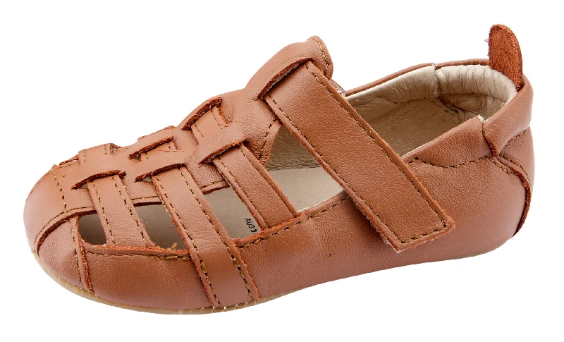 Old Soles Boy's and Girl's 038R Gladiator Flat Sandals - Tan