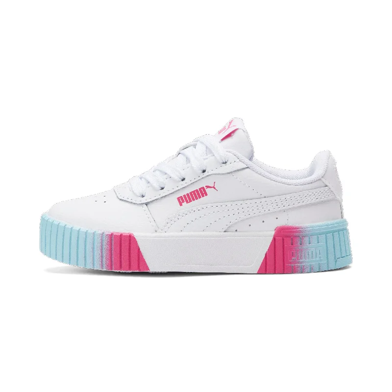 PUMA Little Kids Girls' Carina 2.0 Fade Sneakers