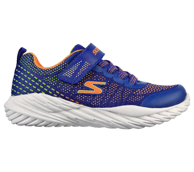 Skechers Blue/Orange Nitro Sprint Karvo Children's Sneaker