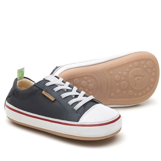 Tip Toey Joey Boy's and Girl's Funky Sneakers, Navy/Tapioca