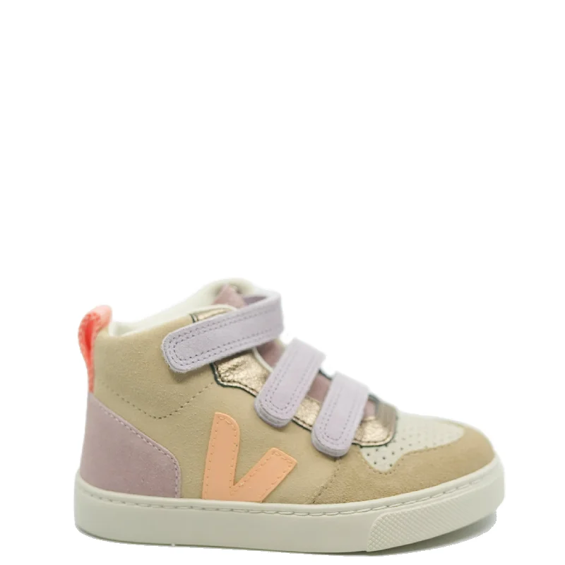 Veja Multico Almond Peach Hi Top Sneaker