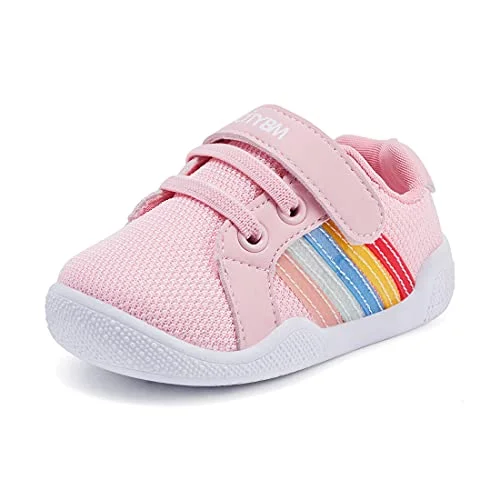 Velcro Rainbow Breathable Soft Non-Slip Sneakers First Walkers | BMCiTYBM