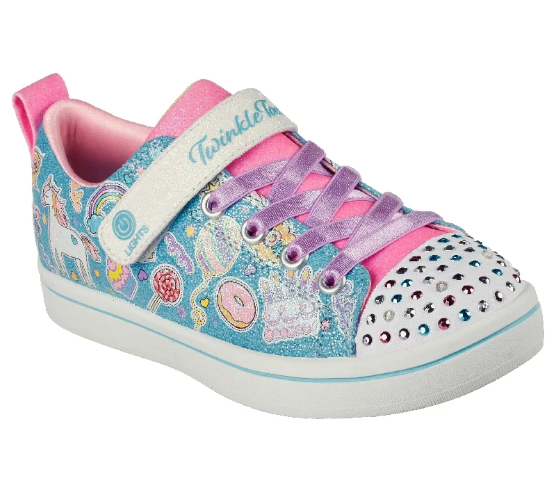 Youth Girls' Twinkle Toes Sparkle Rayz Sneaker - Unicorn Party | Skechers